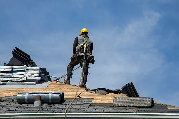 Professional Roofing technician working in Bakersfield, CA